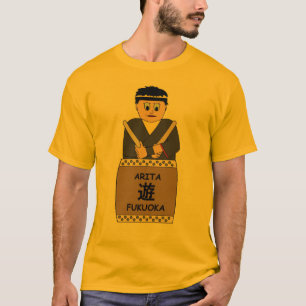 T-shirt Club de tambour de Taiko