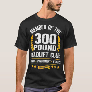 T-shirt Club de transport rapide de 300 livres Strong Men 