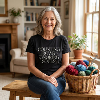 T-shirt Club de tricot antisocial comptage de rangs gothiq