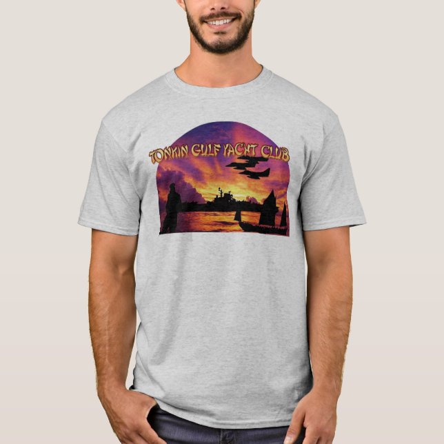 T-shirt Club de yacht de Golfe de Tonkin (Devant)