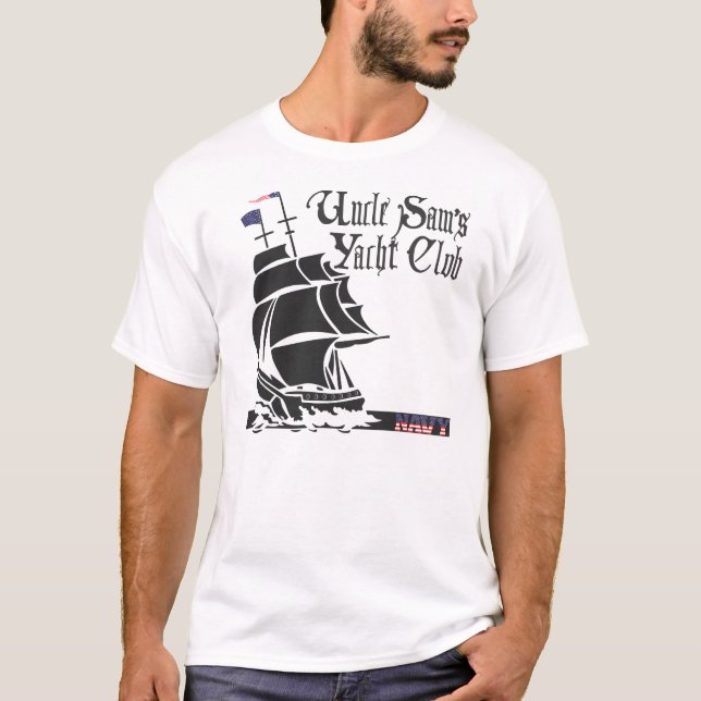 T-shirt Club de yacht de l'Oncle Sam (Devant)