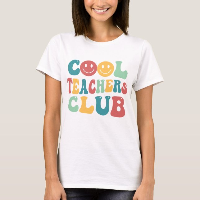 T-shirt Club des enseignants cool (Devant)