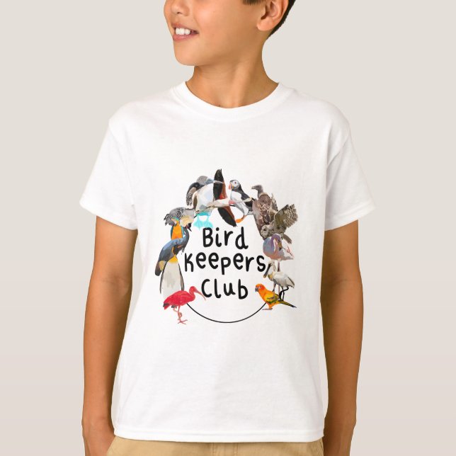 T-shirt Club des gardiens d'oiseaux (Devant)