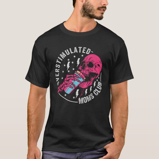 T-shirt Club des mamans surstimulé (Devant)
