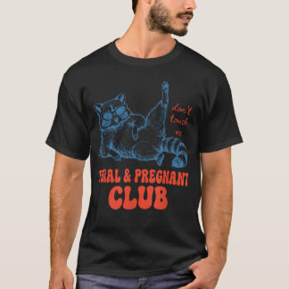T-shirt Club des ratons laveurs sauvages et enceintes ne m