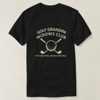 T-shirt Club des veuves grand-mère de golf Cadeau drôle po