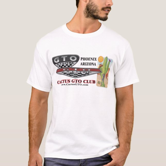 T-shirt Club du cactus GTO (Devant)