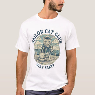 T-shirt Club du chat marin