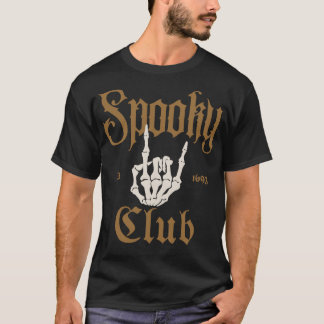 T-shirt Club Épouvantable Est 1693 Joyeuses Fêtes d'Hallow