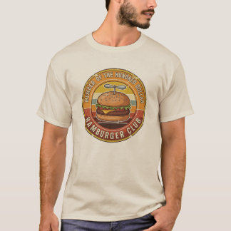 T-shirt Club Hamburger Cent Dollars Drôle Aviation 