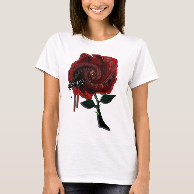 T-shirt Club industriel de musique de filles de sang d'emo (Devant)