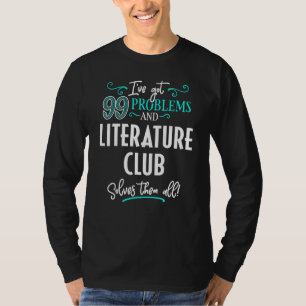 T-shirt Club Littérature Design Club Littérature Les Résou
