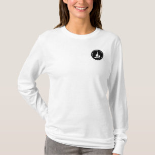 T-shirt Club nautique personnalisé. Bateau à voile personn
