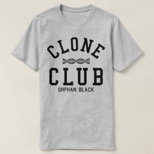 T-shirt Club noir orphelin de clone