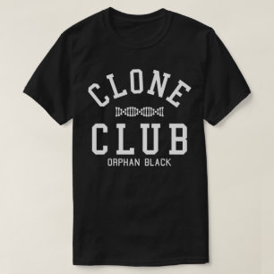 T-shirt Club noir orphelin de clone