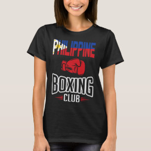T-shirt Club philippin de boxe drapeau
