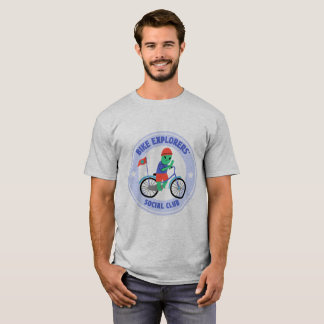 T-shirt Club Social des explorateurs de vélos