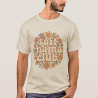 Club Soft Mama Rétro Groovy Design Floral Fleurie