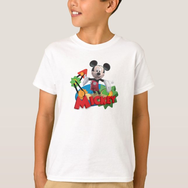 T-shirt Clubhouse Mickey Mouse | Armes (Devant)