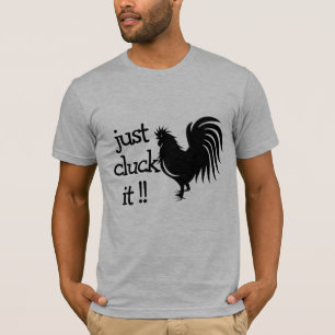 T-shirt Cluck it, Drôle Wordplay Cock-Rooster