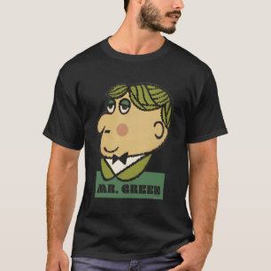 T-shirt Clue Halloween M. Green Big Face
