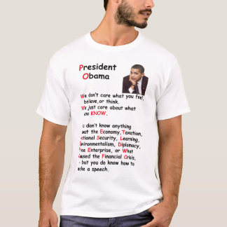 T-shirt CluelessObama