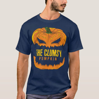 T-shirt Clumsy Pumpkin Matching Family Group Halloween Par