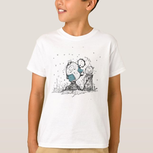 T-shirt Clyde est sur une chemise ! (Enfants) (Devant)