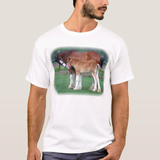 T-shirt Clydesdale et colt