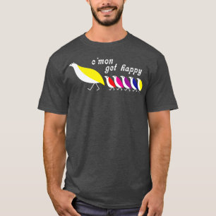 T-shirt Cmon Get Happy Vintage Retro