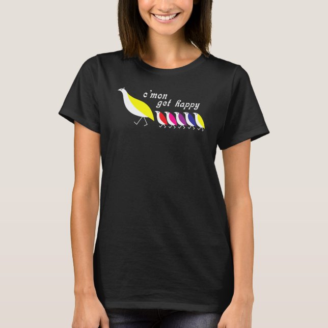 T-SHIRT C'MON, HEUREUX ! (Devant)