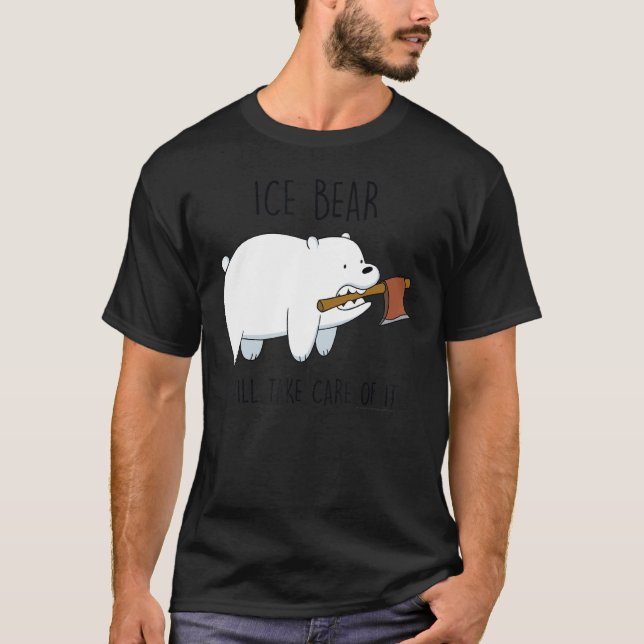 T-shirt CN Nous Ours Nus Ours Ice Bear S'En Occupera (Devant)