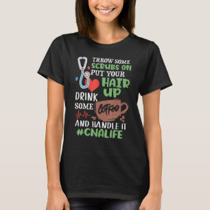 T-shirt CNA Vie Mets des gommages, Attache tes cheveux Boi