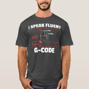 T-shirt CNC Machinist Programmer T Cadeau pour hommes et