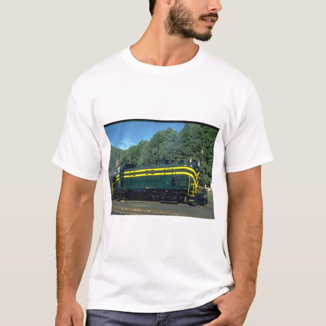 T-shirt CNJ Alco RS-3 #1554, classic_Trains (Devant)
