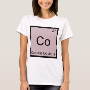 T-Shirt Co - Capitaine Évident Symbole Élément Chi