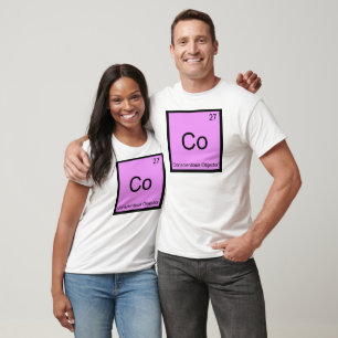 T-shirt Co - Objecteur de conscience Élément de chimie Tee