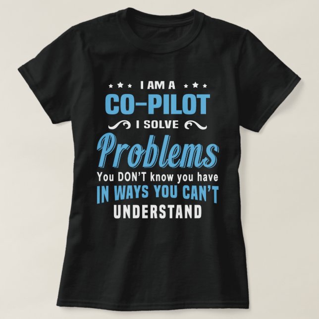 T-shirt co-pilote (Design devant)