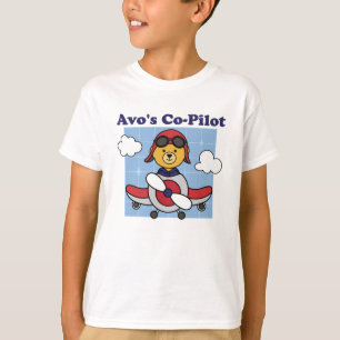 T-shirt Co-pilote d'Avo - avion mignon