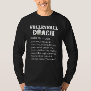 T-shirt Coach de volleyball Définition Coaches Cool Signif