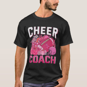 T-shirt Coach Pink Ribbon Football Conscience du cancer du