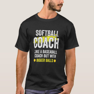 T-shirt Coach Softball Définition Humour Adulte Softball C