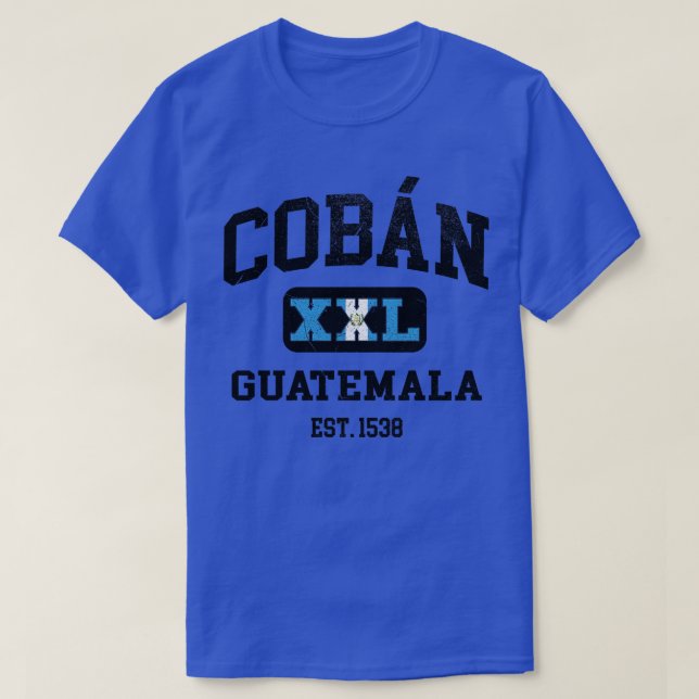 T-shirt Coban Guatemala XXL Design sportif (Design devant)