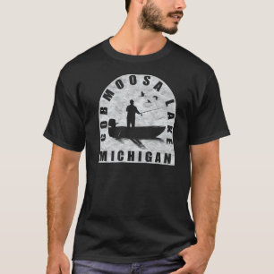 T-shirt Cobmosa Lake Fishing Michigan