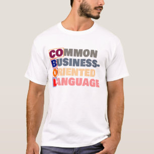 T-shirt COBOL est un langage commun orienté métier