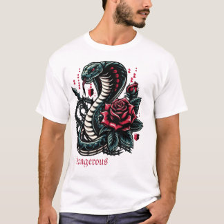 T-shirt cobra dangereux