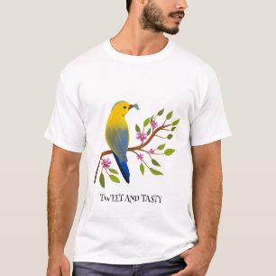 T-shirt coccinelle insecte savoureux et coloré oiseau girl