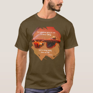 T-shirt Coccinelles Attitude Citation Inspirante de Confuc
