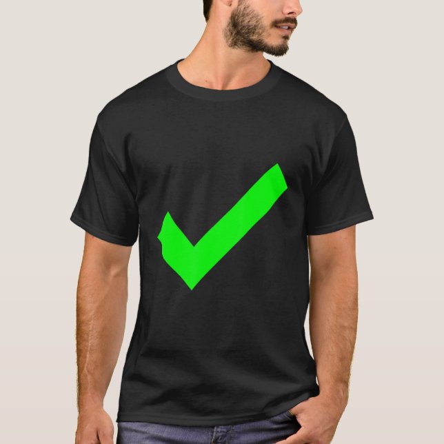 T-shirt Coche Oui Confirmé Cochez La Case Coche 2 (Devant)