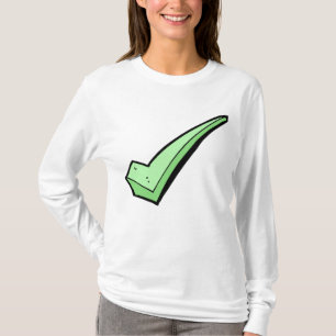 T-shirt Coche Verte Symbole de Validation